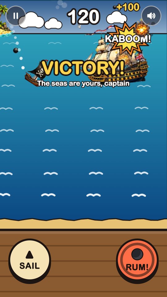 VICTORY! as HMS Invincible goes down in flames.